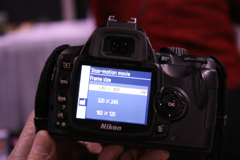 Illustration for article titled Hands On Nikon D60 With Stop-Motion Movie Walkthrough
